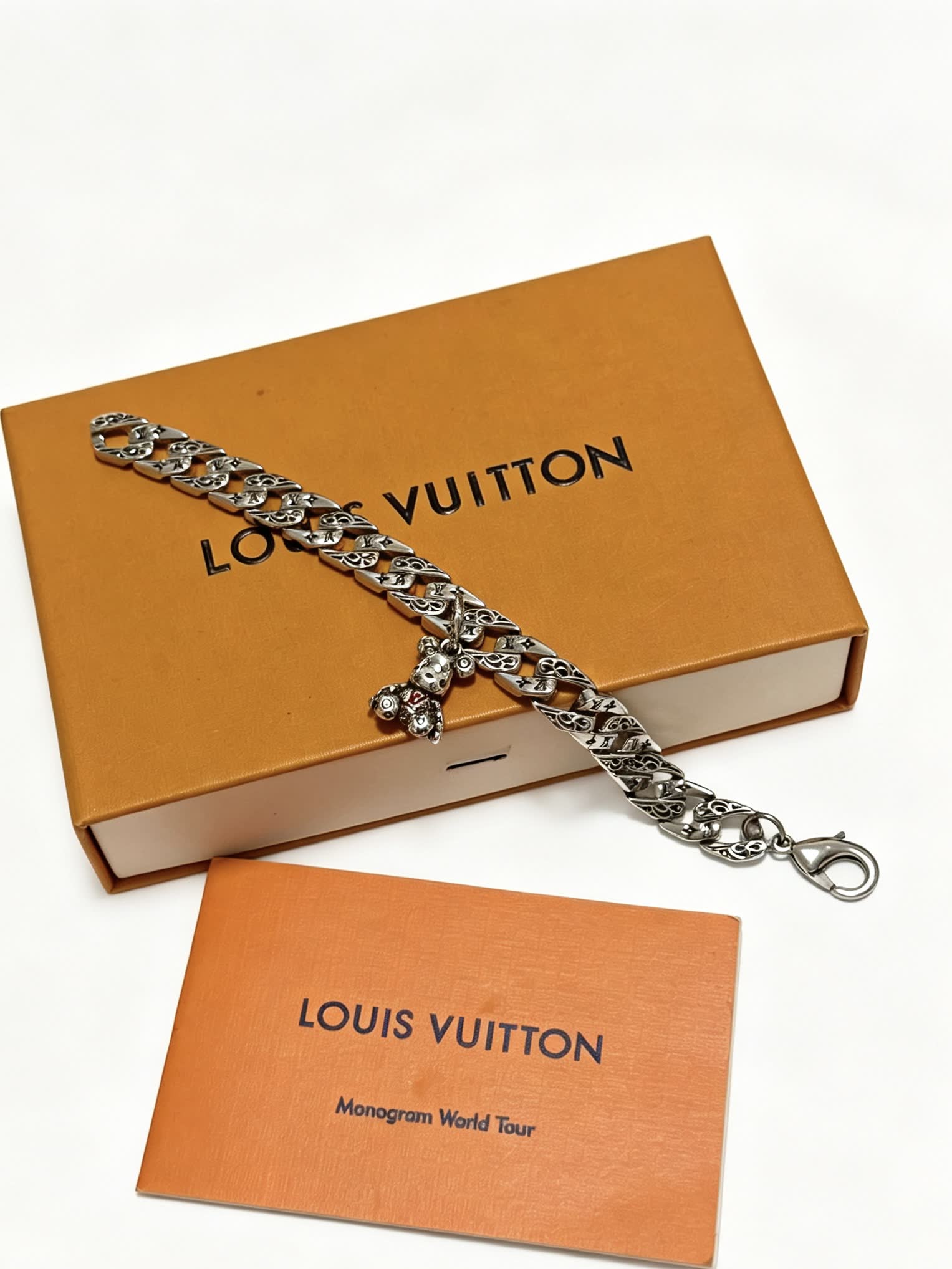 Louis Vuitton Silver Charm Bracelet